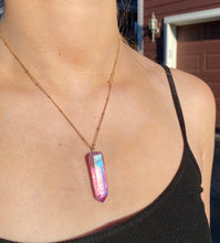 Load image into Gallery viewer, The Angel Charm Crystal Necklace - ONLY 1 LEFT