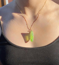 Load image into Gallery viewer, The Money Charm Crystal Necklace- ONLY 1 LEFT!