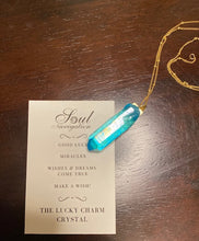 Load image into Gallery viewer, The Lucky Charm Crystal  Necklace! - ONLY 1 LEFT!