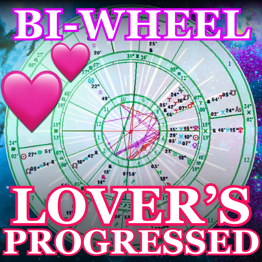 Gorgeous Bi-Wheel Progressed Charts: Your Gorgeous Progressed Chart + Their Gorgeous Progressed Chart
