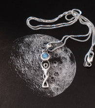Load image into Gallery viewer, Soul Navigation&#39;s New Moon Intention Necklace, Designed by Dawn Wonder
